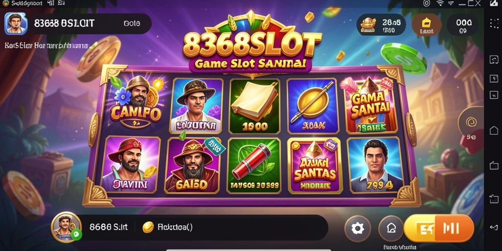 Screenshot gameplay menampilkan mesin slot menarik di 8368SLOT.
