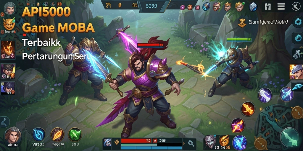 Tampilan gameplay seru dalam API5000 yang menegangkan.