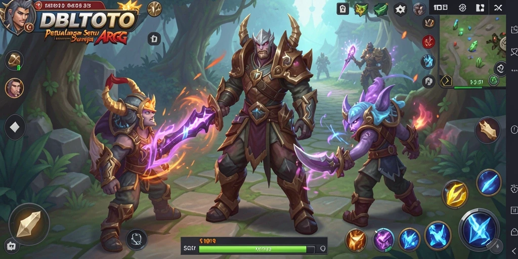 Tangkapan layar intens dari gameplay seru DBLTOTO.