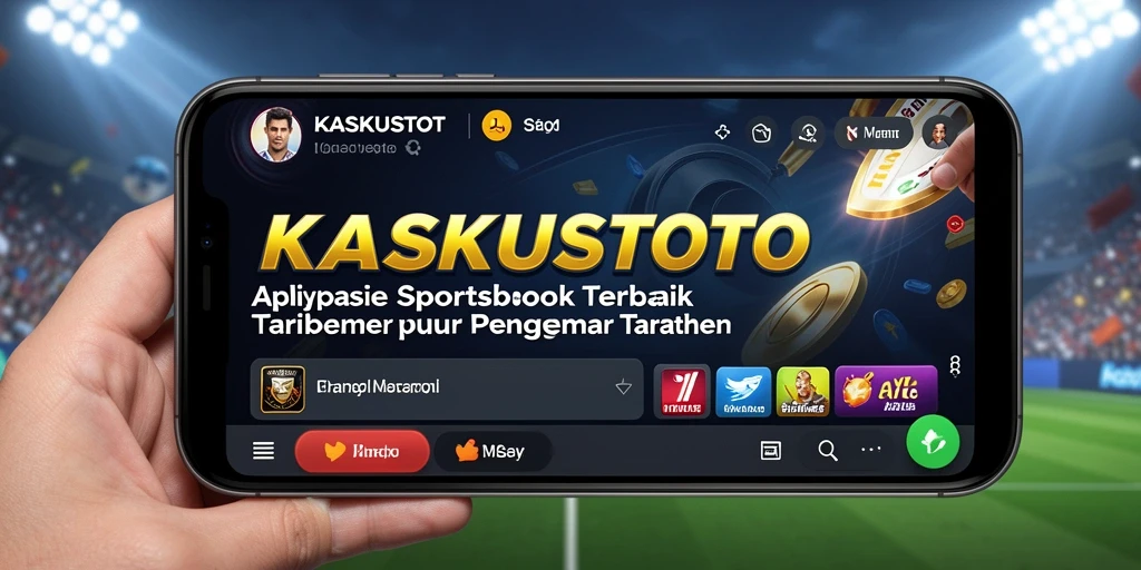 Tangkapan layar KASKUSTOTO menampilkan antarmuka taruhan olahraga yang menarik.