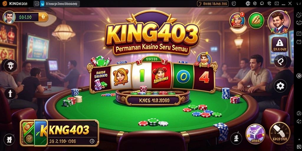 Tampilan gameplay Kasino yang mengasyikkan dan interaktif.