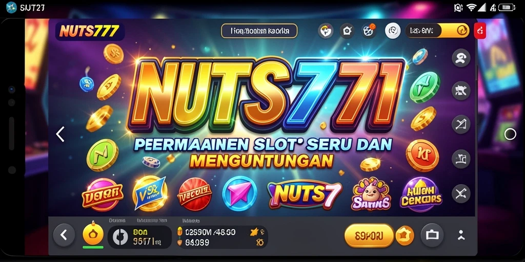 Tampilan menarik dari gameplay Slot NUTS777 dengan fitur-fitur menarik.