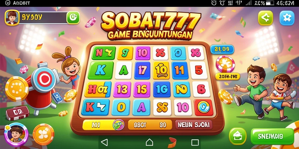 Screenshot gameplay Bingo yang mengasyikkan dan interaktif.