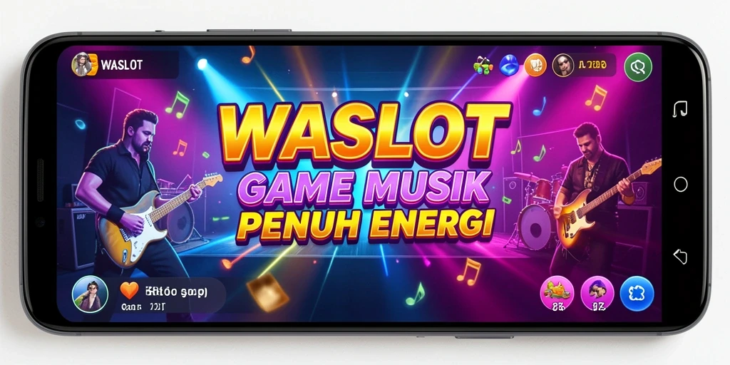 Screenshot gameplay WASLOT menampilkan aksi seru bermain musik.
